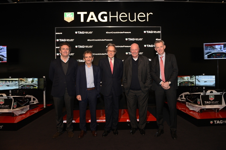 Tag Heuer A.Agag, A.Prost, Lord March, JC Biver, R.de Vries