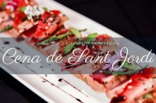 cena de sant jordi en barcelona restaurante