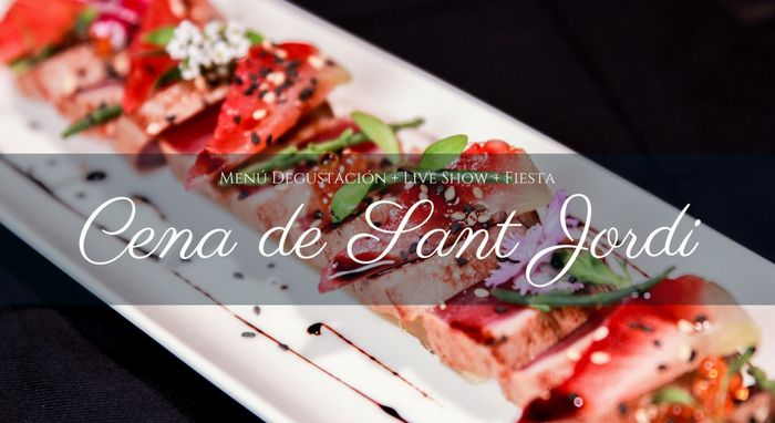 cena de sant jordi en barcelona restaurante