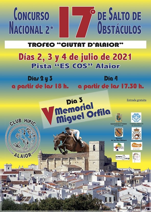 17ª edición del Concurso Nacional de Salto de Obstáculos 2* Ciutat d’Alaior