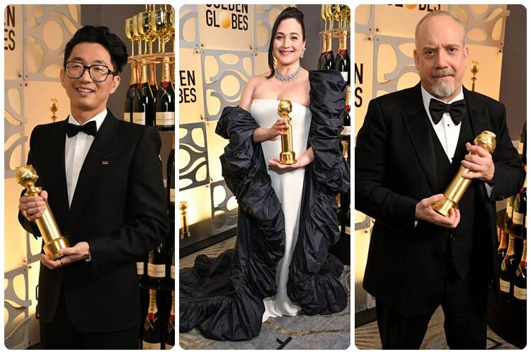 Lee Sung Jin, Lily Gladstone y Paul Giamatti