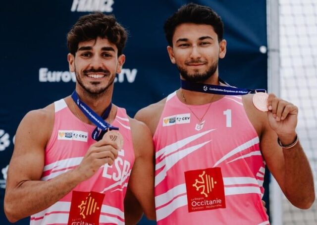 Viera y Saucedo medalla de bronce en el Beach Pro Tour Futures de Montpellier 2025