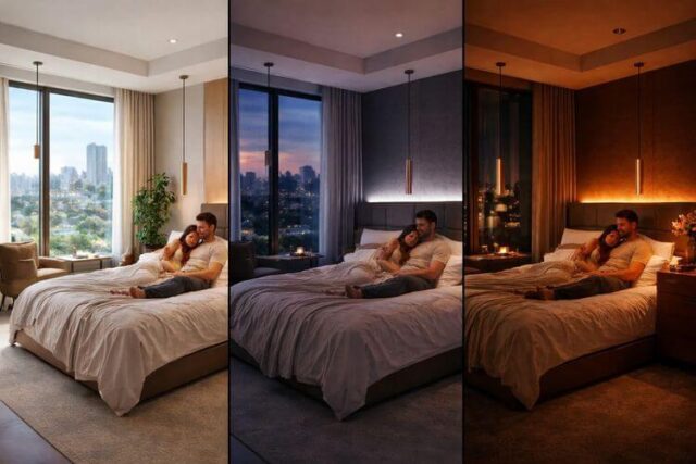 Proyectos iluminación habitaciones de hotel