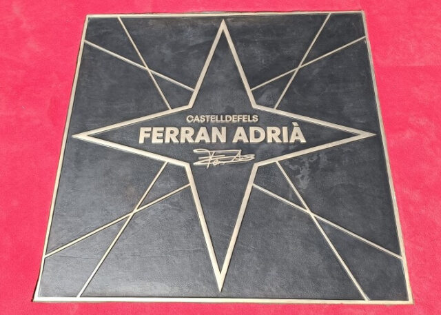 Ferran Adria Castelldefels estrella paseo de la fama