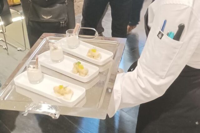 Ajo blanco de espárragos