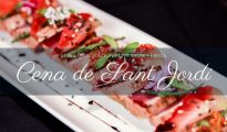 cena de sant jordi en barcelona restaurante