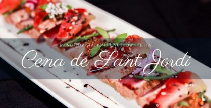 cena de sant jordi en barcelona restaurante