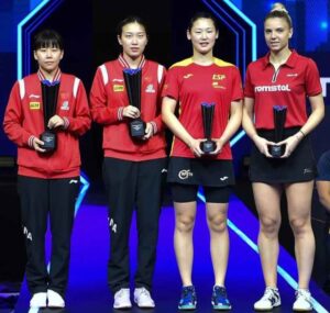 María Xiao y Adina Diaconu estrenan 2024 con una plata en el WTT Star Contender de Doha