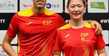 María Xiao y Álvaro Robles ping pong