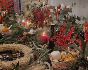Taller coronas Navidad en Barcelona