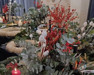 Taller coronas Navidad en Barcelona